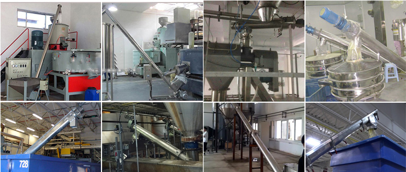 適宜輸送顆粒度較小和粉狀物料，不適宜輸送易變質，黏性和易結塊的物料如：小麥，石墨顆粒，化肥，飼料，膨化食品，醫藥等。